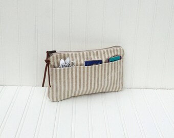 Waxed Canvas Purse Organizer, Travel Organizer, Diaper Bag Organizer, Bridesmaid Gift