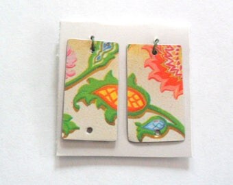 Upcycled Vintage English Tin Earring Findings