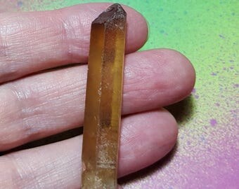 CITRINE 6.4 Gram Natural Terminated Crystal From Zambia Africa