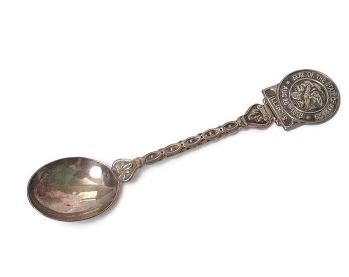 Seal of the State of Illinois Souvenir Collectors Spoon