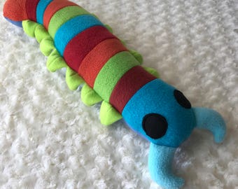 Rainbow Centipede Plush Centipede Toy Plush Bug Plush