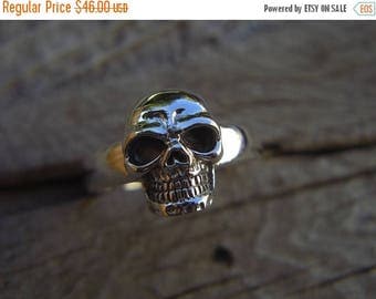 Bague Homme Argent 925 - Modèle Crâne (skull) - Style Biker / Hell's Angels