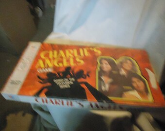 Vintage 1977 Charlie's Angels Board Game By Milton Bradley, NOT COMPLETE,