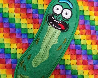 Pickle Rick Sew-On Patch - Rick & Morty Fanart