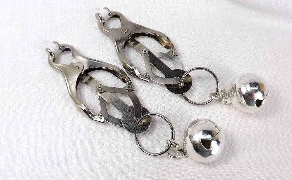 Nipple Clamps Body Clamps Clover Clamps With Bells Butterfly nipple-clamps-body-clamps-clover-clamps-with-bells-butterfly