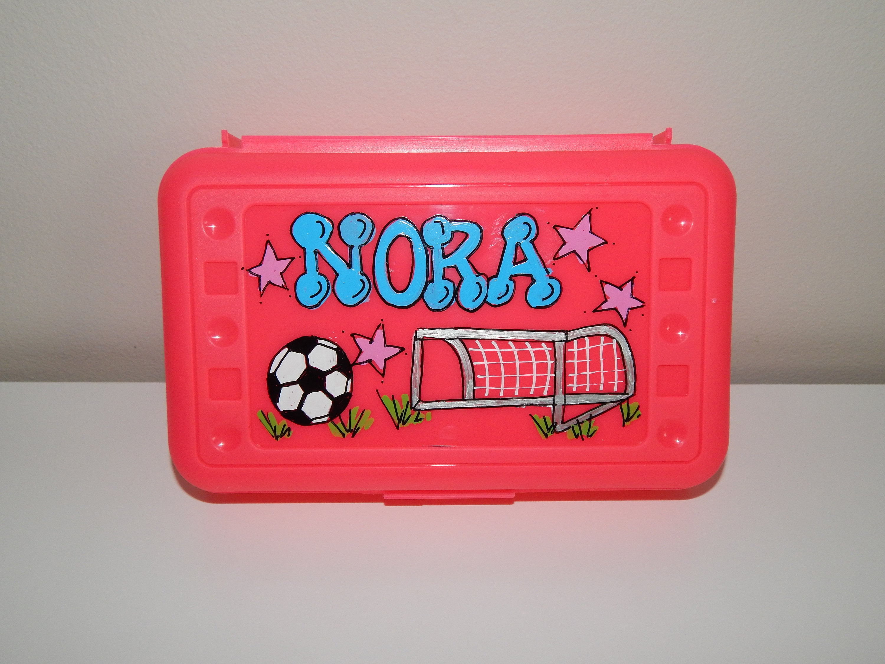 Personalized Pencil Box Hand Painted