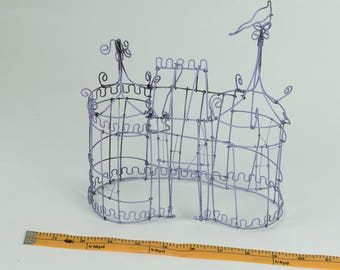 Castle in the Air French Wire Fil de Fer Hanging Castle
