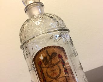 Vintage Guerlain 'White Bee Bottle' with Ground Glass Stopper - Cologne du COQ Label