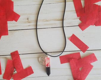 Twenty One Pilots Confetti Necklace from "Tour De Columbus"
