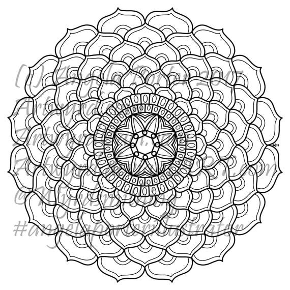  Simple Mandala Art, Coloring Book for Adult Relaxation Left  Handed Edition: Relieve stress with simple images such as mandalas,  flowers, tropical fish  a colouring book for Both adults and kids