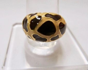 ON SALE JOAN Rivers Enameled Animal Print Ring Item K # 399