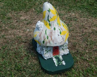Fairy House with Mushroom Roof