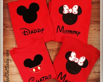 Personalized disney shirts for the family Disney family