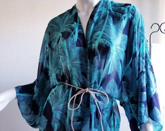 Audra - Boho V-Neck Kimono Beach Cover-Up Dress main image 1