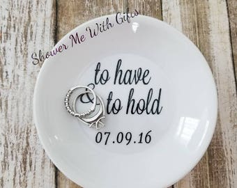 Personalized Ring Dish / Jewelry Dish / Engagement Gift / Personalized Bridal Party Gifts / Personalized Jewelry Dish / Wedding Gifts