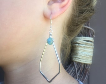 Silver Drop Earrings
