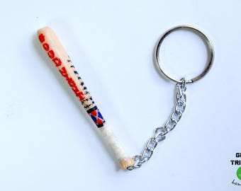 Harley Quinn keychain | Harley Quinn bat | Suicide Squad | Handmade keychain | Harley Quinn handmade | Alternative | Batman Keyring