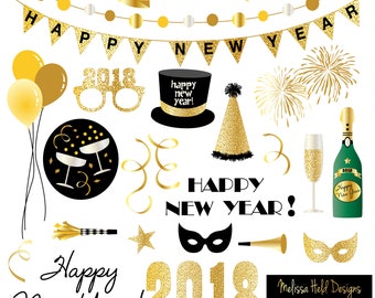 New Year's Eve 2018 Clipart