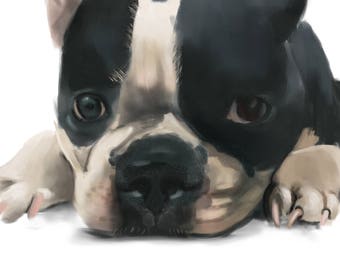 Pet Memorial | Custom Pet Portrait | Pet Portrait | Pet Paintings | Pet Loss Gifts | Pet Painting | Custom Pet Painting