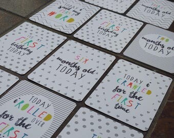 Baby Milestone Cards