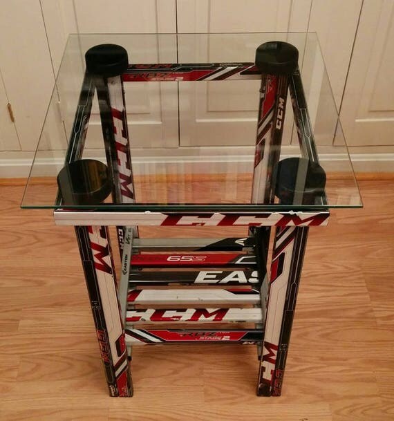 Hockey Stick End Table