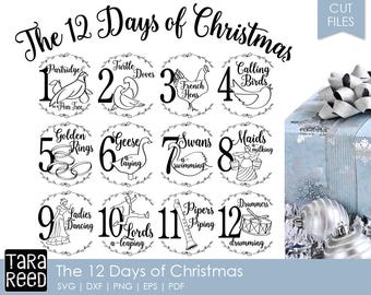 Download 12 days of christmas | Etsy