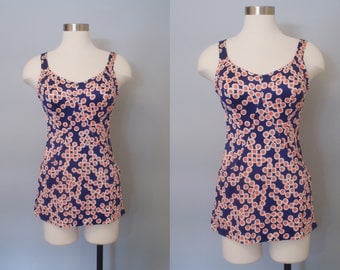 1970s Jantzen Bathing Suit / Dotty May Swimsuit