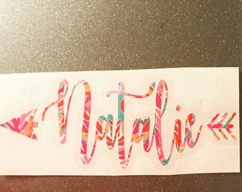Lily Pulitzer Vinyl Decal