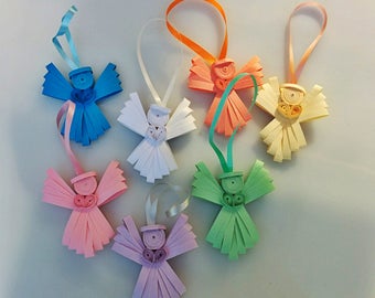 Paper Quilling Angel (set of two)