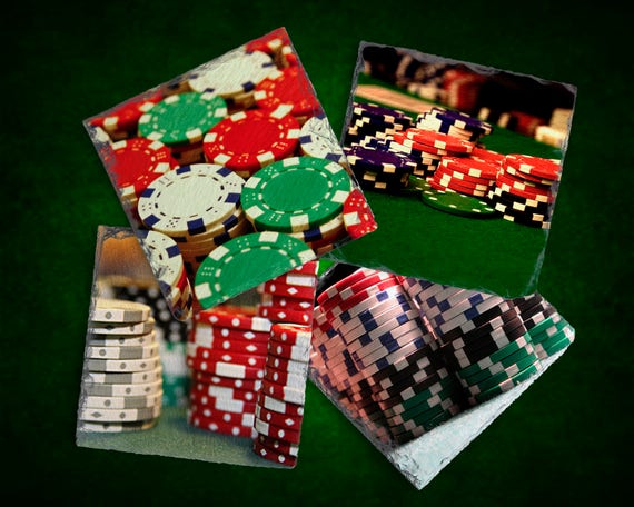 Retro poker set