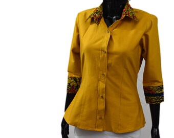 african print shirt women