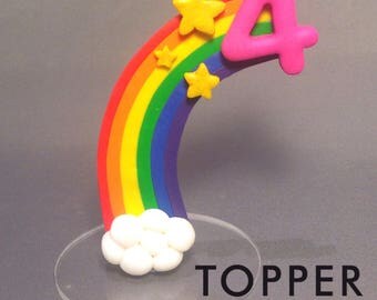 Rainbow Cake Topper