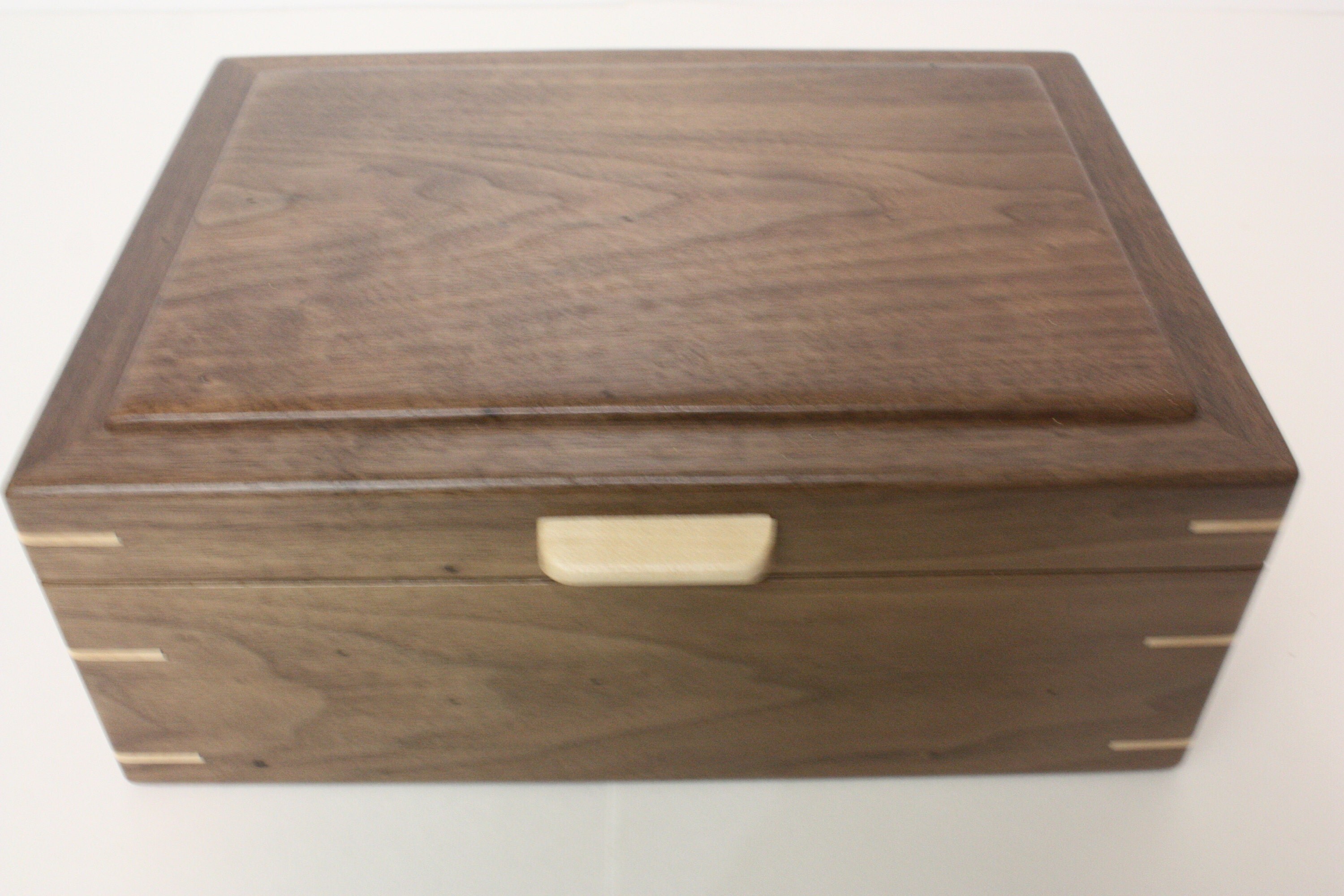 Black Walnut Wood Box For Sale