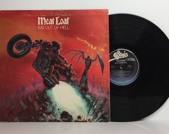 Meat Loaf- Bat out of hell 12" vinyl record album LP