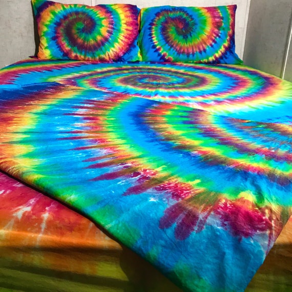 100 Egyptian Cotton Tie Dye Sheet Set Tie Dye Bedding