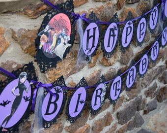 Hotel Transylvania Happy Birthday Banner