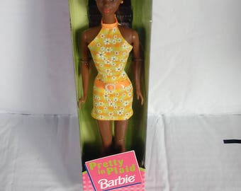 Mattel Pretty in Plaid/ Barbie Doll African American