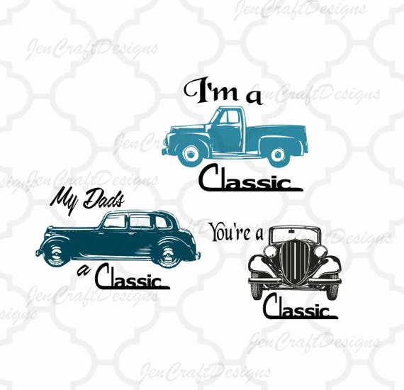 Classic Car Svg Dad Svg Vintage Fathers Day Svg Fathers