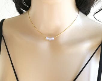 Opal Choker, White Opal Choker, Opal Gold Choker, Opal Necklace, White Opal Necklace, Opal Gold Necklace, Opal Choker Necklace, Dainty Opal