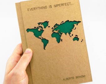 TRAVELERS Notebook, Customized Journal, Travel, Personalized Notebook, Personalized Journal, Custom Notebook, Custom Diary, Initial Notebook