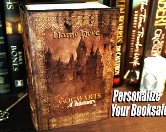 Unique Harry Potter Gift Book Safe Book Lover Gift Gift for Girlfriend Gift Stash Box Book Box Lock Box Kids Gift Teen Gift for Kids