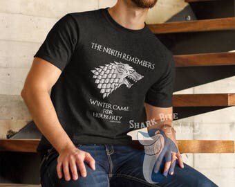 GoT Shirt, The North Remembers Tshirt, Winter Came, Game of Thrones Shirts Gifts, GoT Fandom, House Stark Tshirt