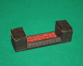Vintage Dolls House Pit A Pat Fireplace Fender 1930's