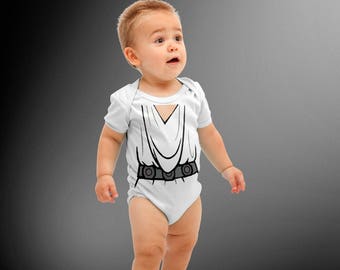 Princess Leia Costume onesie | Baby Super Hero| Halloween Costume | Kids Cosplay | Baby Shower Gift | Star Wars | Princess Leia | Leia