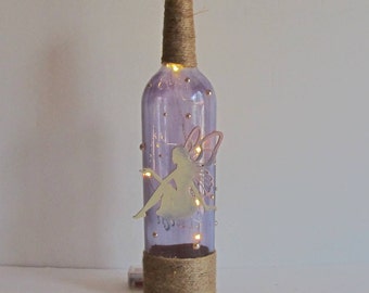 Glowing Fairy Light, Magic Fairy Light, Fairy Decor, Wine Bottle Decor, Night Light, Glowing Fairy, Fairy and Light, Fairy Decoration