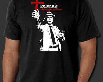 Kolchak: The Night Stalker Carl Darren McGavin New Black T-Shirt S-6XL