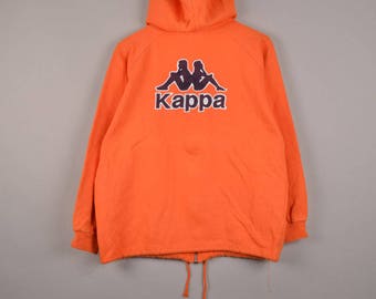 yellow and black kappa hoodie