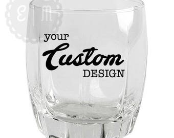 Customized 12 oz. Thick-Base Rocks Glasses
