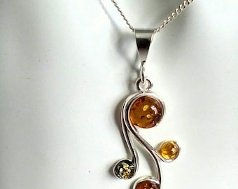 Baltic Amber Pendant ~ Baltic Amber ~ Amber Pendant ~ Silver Pendant ~ Baltic Jewelry ~ Amber Necklace ~ Amber Jewelry ~ Gift For Loved One