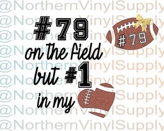 Football Mom File - #1 in my heart - Football Heart SVG - Football Printable - Football File - No Item Will Be Sent - SVG Cut File